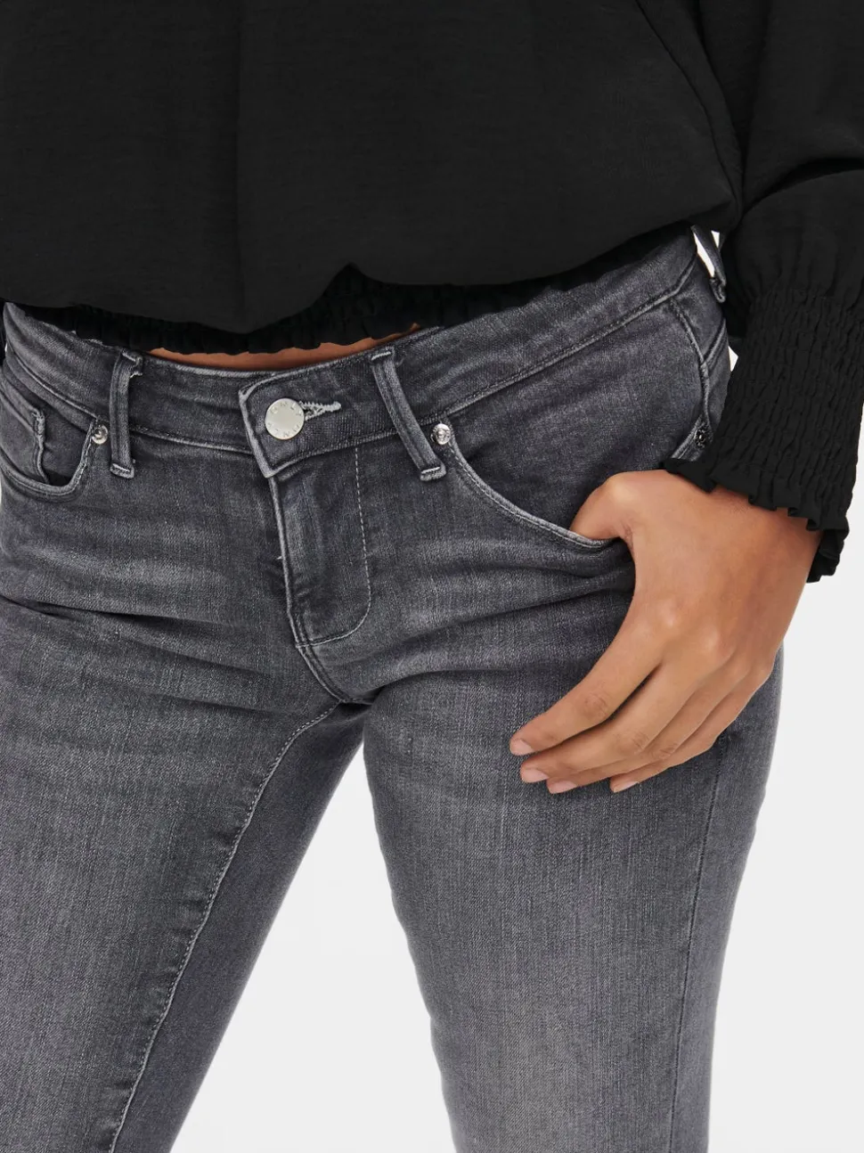 ONLCORAL Taille extra basse Skinny Fit Jeans