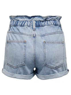 ONLCUBA Taille haute Relaxed Fit Short en denim