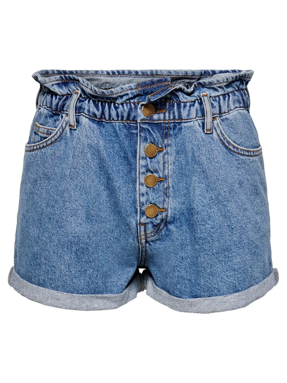 ONLCUBA Taille haute Relaxed Fit Short en denim