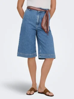 ONLDAVINA Taille moyenne Regular Fit Short en denim