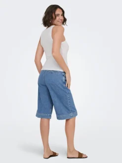 ONLDAVINA Taille moyenne Regular Fit Short en denim