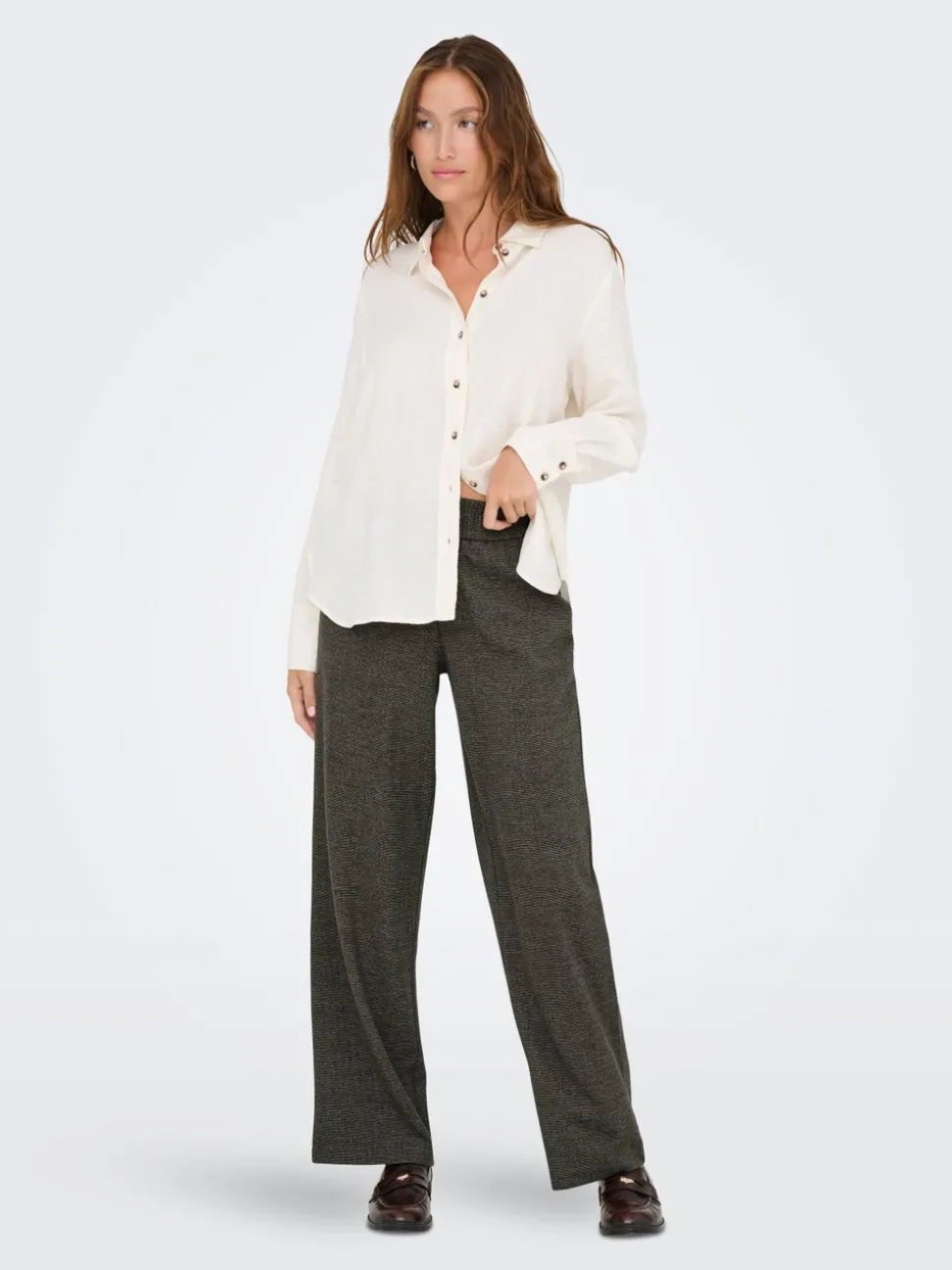 ONLDELL Regular Fit Pantalon à jambe large