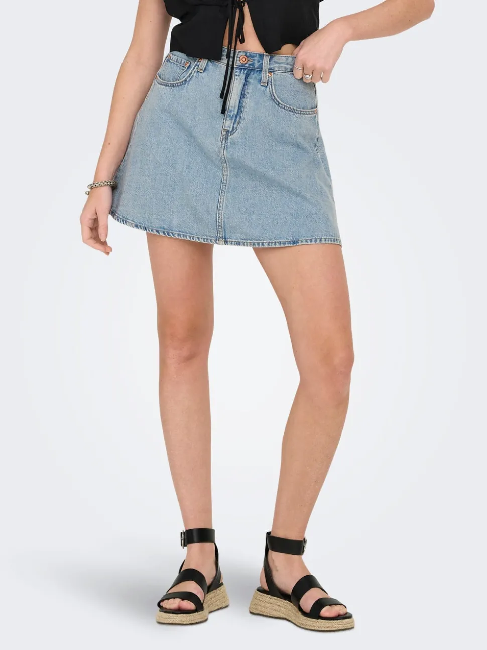 ONLEDEN Jean Jupe en denim Jupe courte
