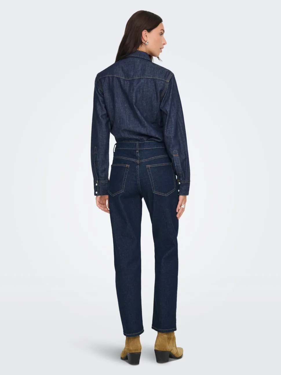 ONLELISA Taille moyenne Straight Fit Longueur cheville Jeans