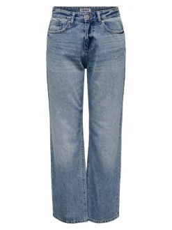 ONLELLA Taille moyenne Straight Fit Jeans