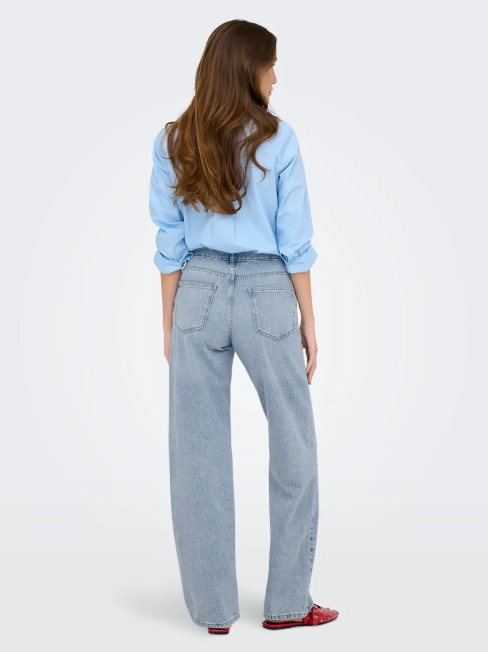 ONLELLA Taille moyenne Straight Fit Jeans
