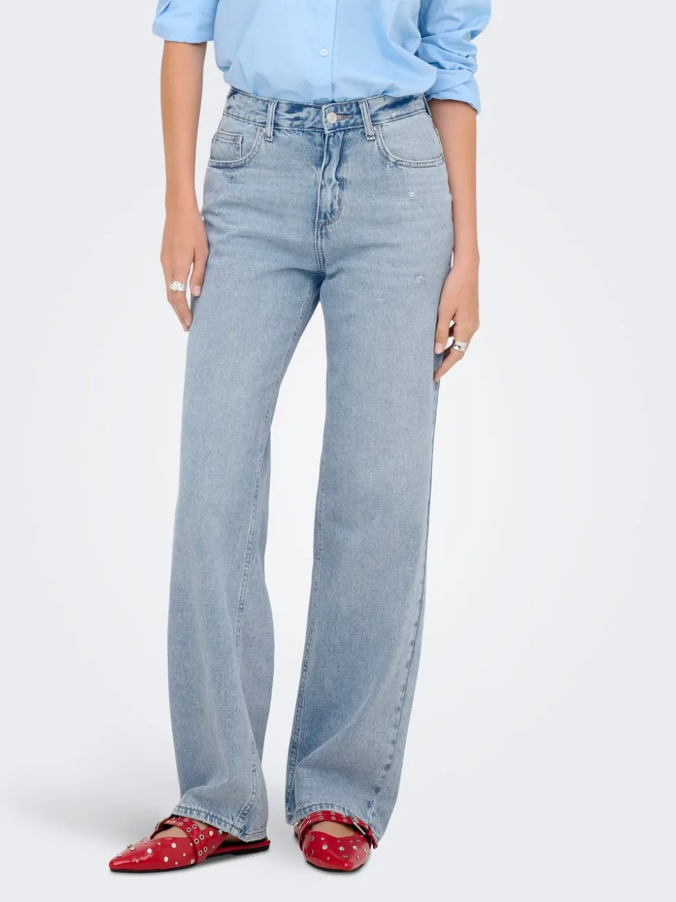 ONLELLA Taille moyenne Straight Fit Jeans