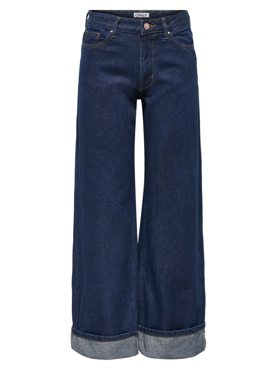 ONLELLA Taille moyenne Wide Leg Fit Jeans