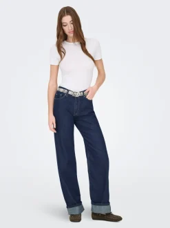 ONLELLA Taille moyenne Wide Leg Fit Jeans