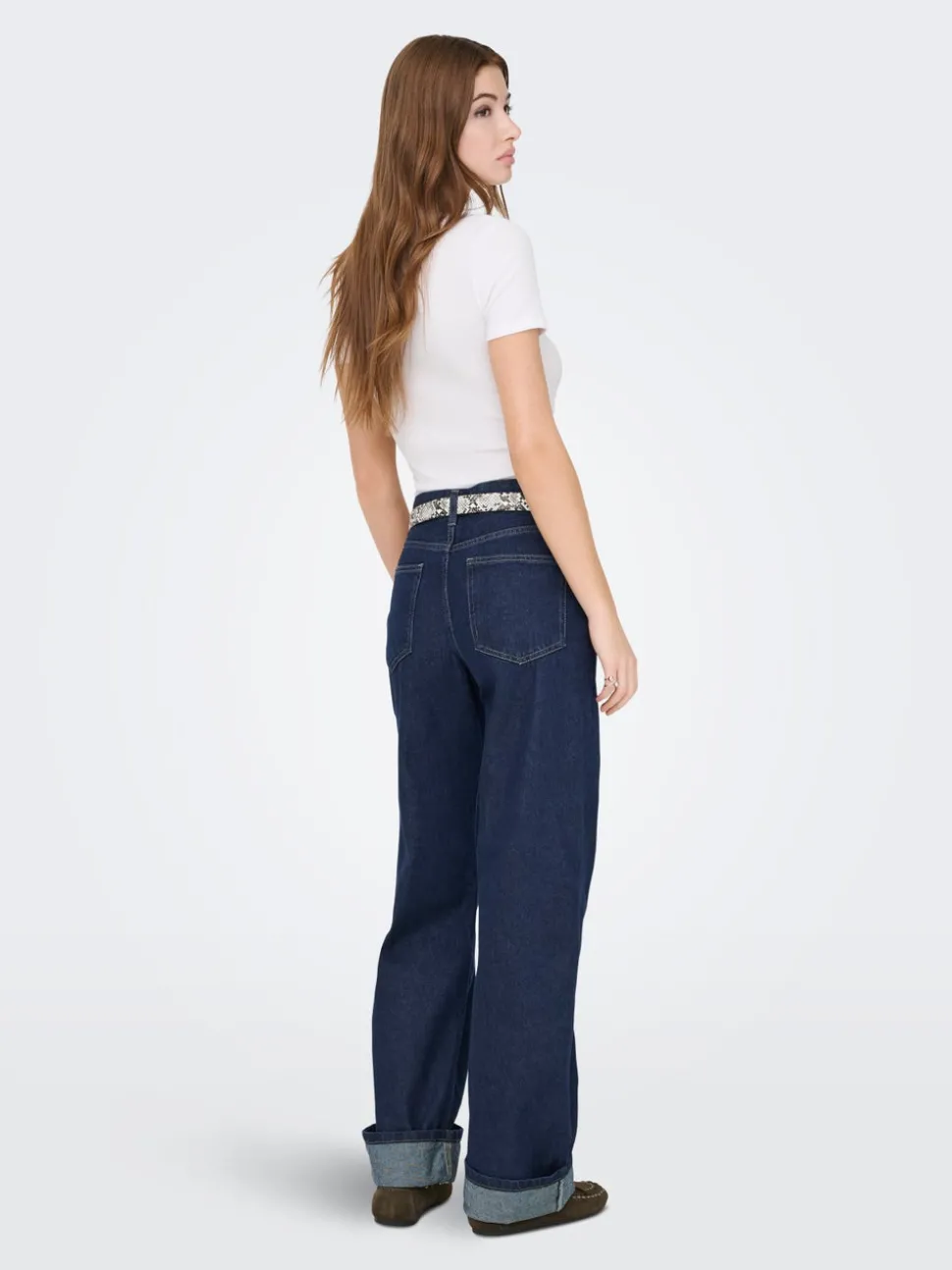 ONLELLA Taille moyenne Wide Leg Fit Jeans