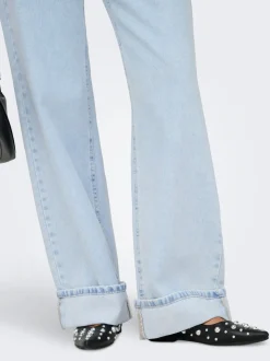 ONLELLA Taille moyenne Wide Leg Fit Jeans