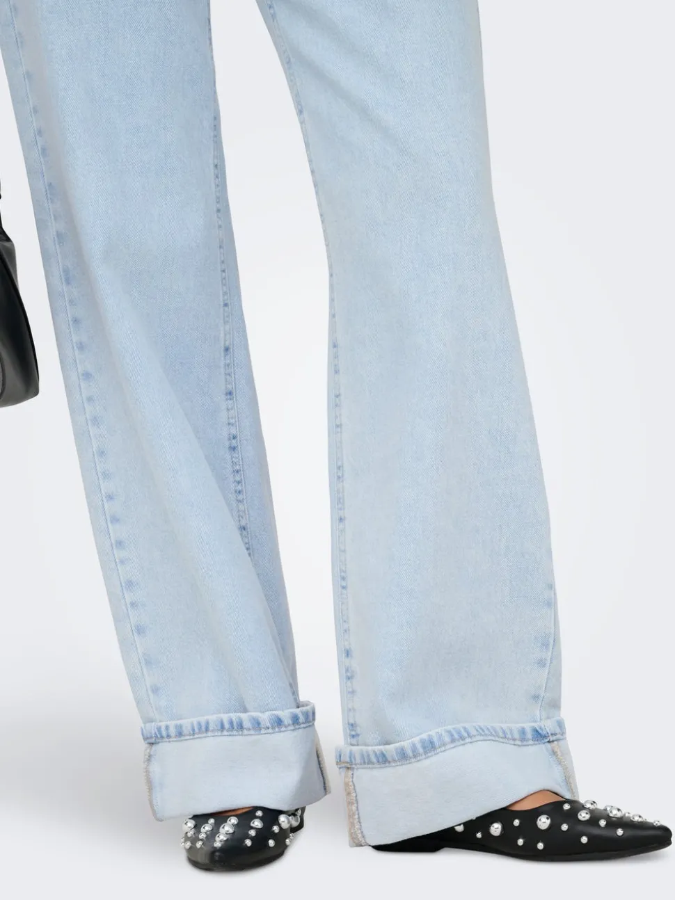 ONLELLA Taille moyenne Wide Leg Fit Jeans