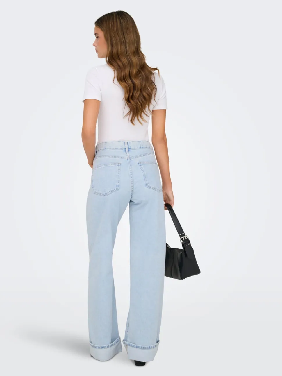 ONLELLA Taille moyenne Wide Leg Fit Jeans