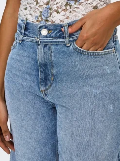 ONLELLA Taille moyenne Regular Fit Short en denim