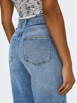 ONLELLA Taille moyenne Regular Fit Short en denim