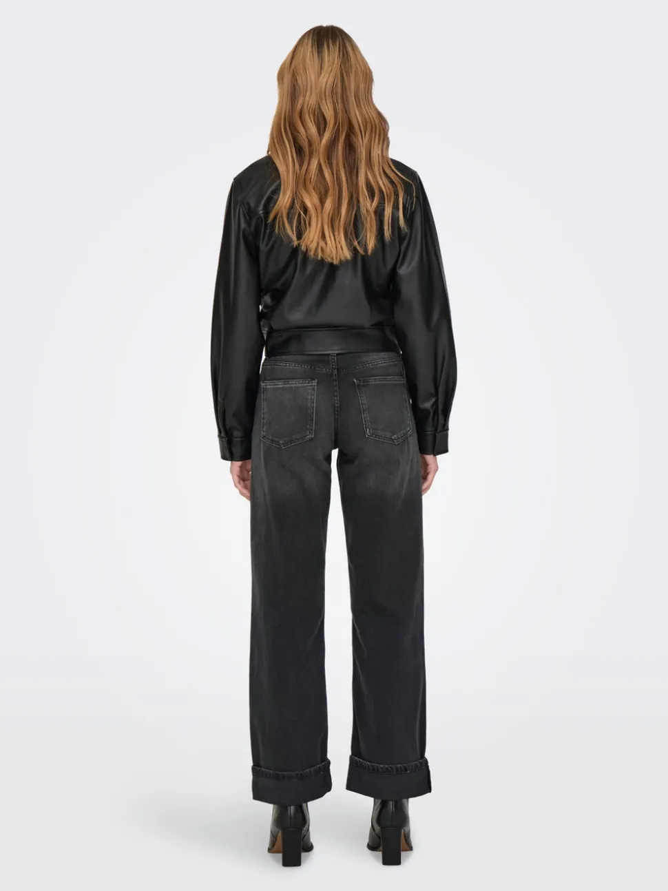 ONLELLA Taille moyenne Wide Leg Fit Jeans