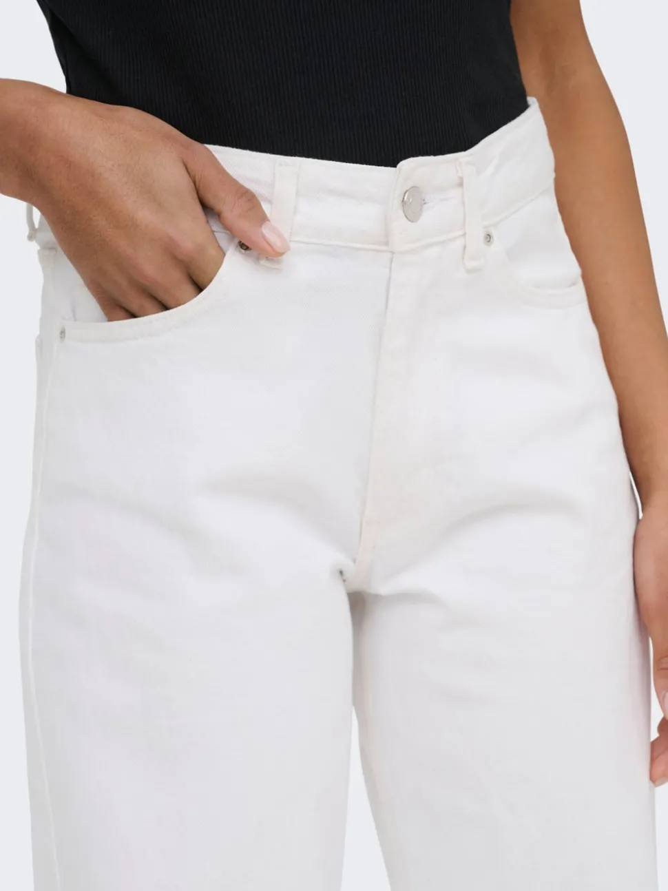 ONLELLA Taille moyenne Wide Leg Fit Jeans