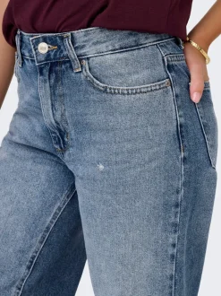 ONLELLA Taille moyenne Wide Leg Fit Jeans