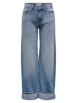 ONLELLA Taille moyenne Wide Leg Fit Jeans
