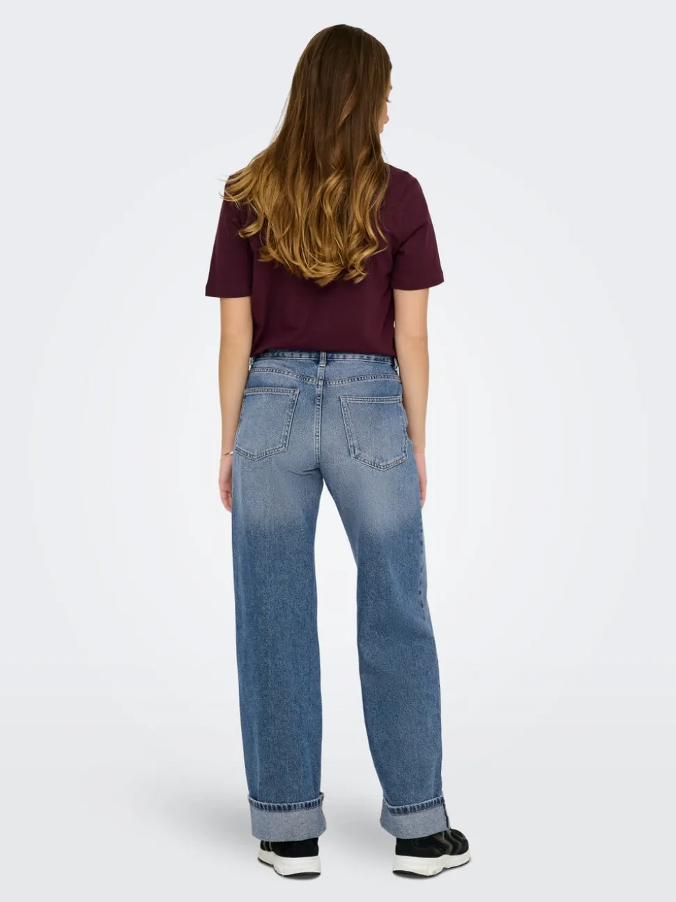 ONLELLA Taille moyenne Wide Leg Fit Jeans