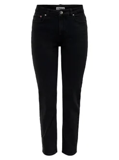 ONLEMEL Taille haute Straight Fit Longueur cheville Jeans