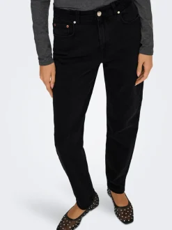 ONLEMEL Taille haute Straight Fit Longueur cheville Jeans
