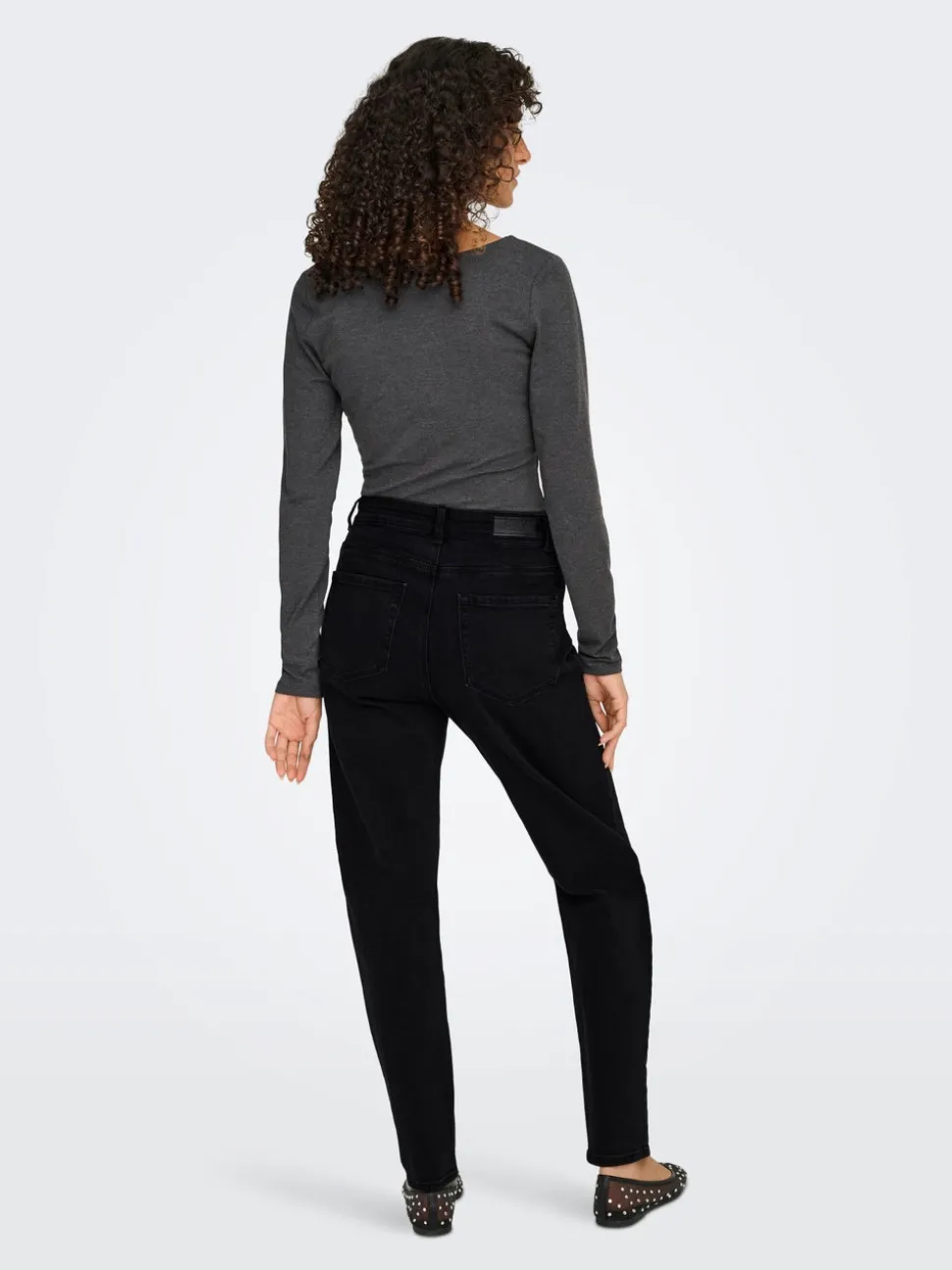 ONLEMEL Taille haute Straight Fit Longueur cheville Jeans