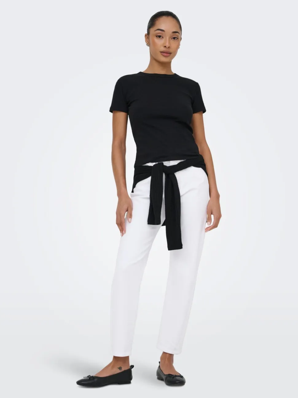 ONLEMEL Taille haute Straight Fit Longueur cheville Jeans
