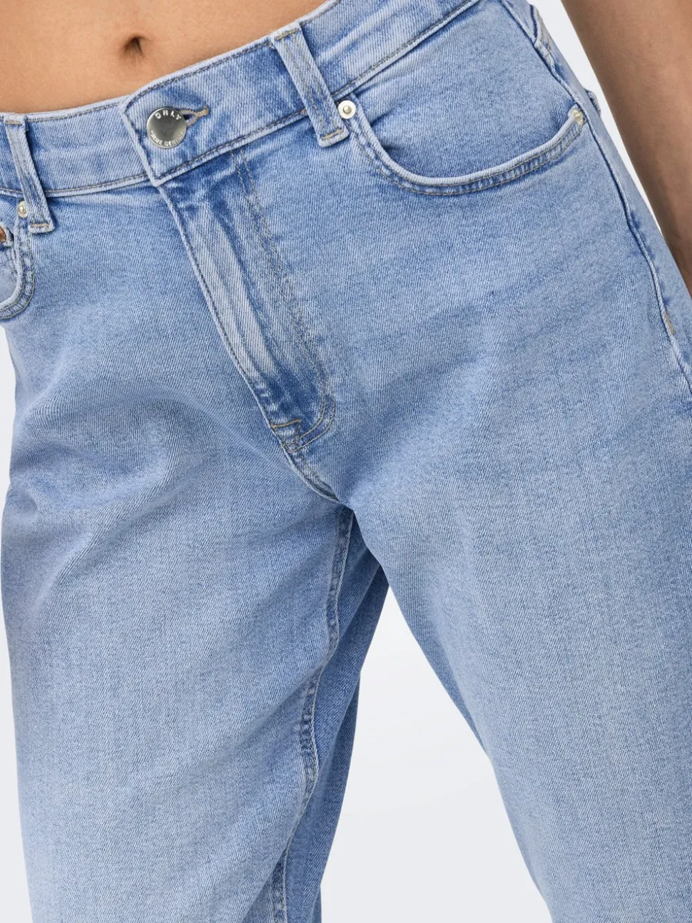 ONLEMEL Taille haute Straight Fit Longueur cheville Jeans