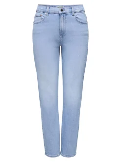 ONLEMEL Taille haute Straight Fit Longueur cheville Jeans