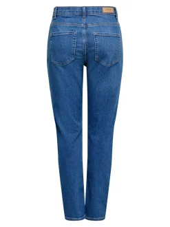 ONLEMEL Taille haute Straight Fit Longueur cheville Jeans