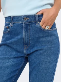 ONLEMEL Taille haute Straight Fit Longueur cheville Jeans