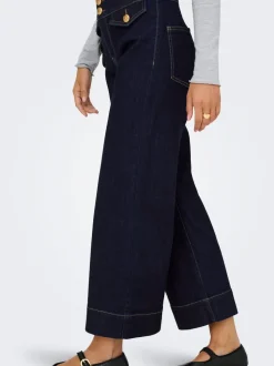 ONLEMILIA Taille haute Coupe large - Courte Jeans