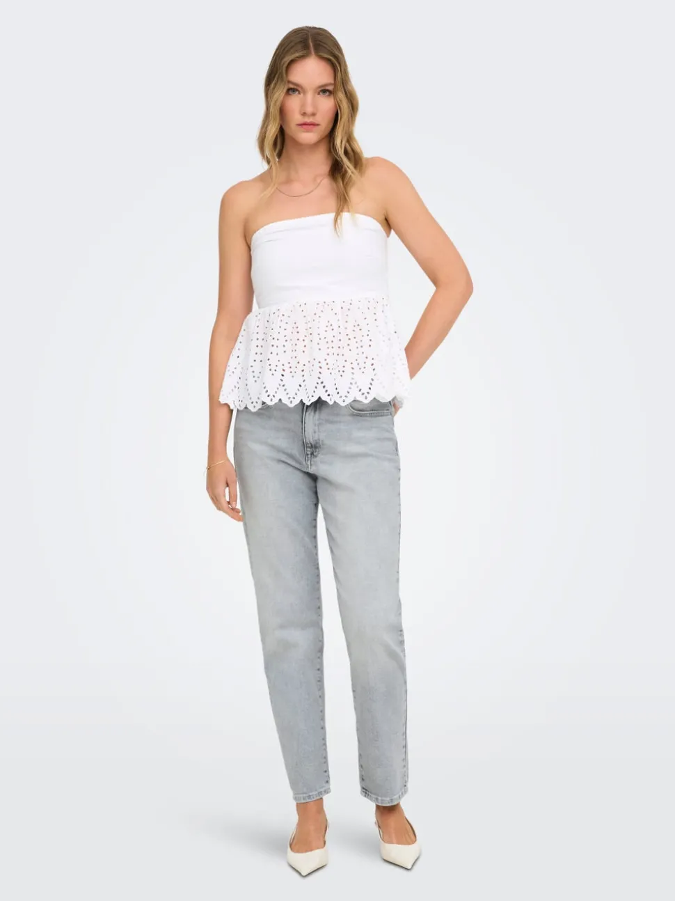 ONLEMILY Ankle Taille haute Straight Fit Jeans