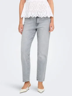 ONLEMILY Ankle Taille haute Straight Fit Jeans