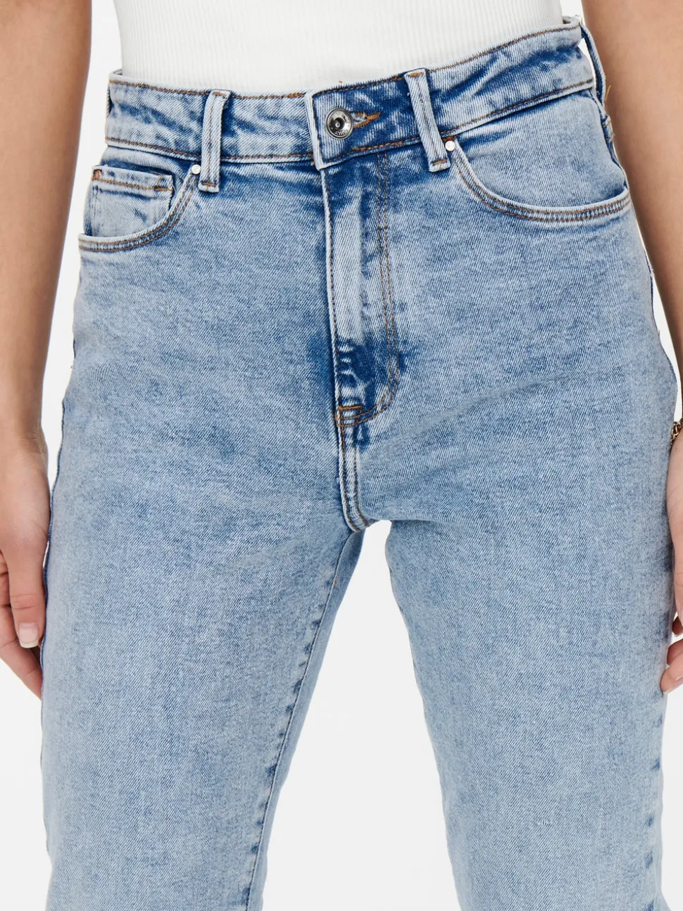 ONLEMILY Ankle Taille haute Straight Fit Jeans