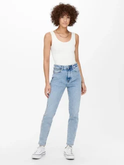 ONLEMILY Ankle Taille haute Straight Fit Jeans