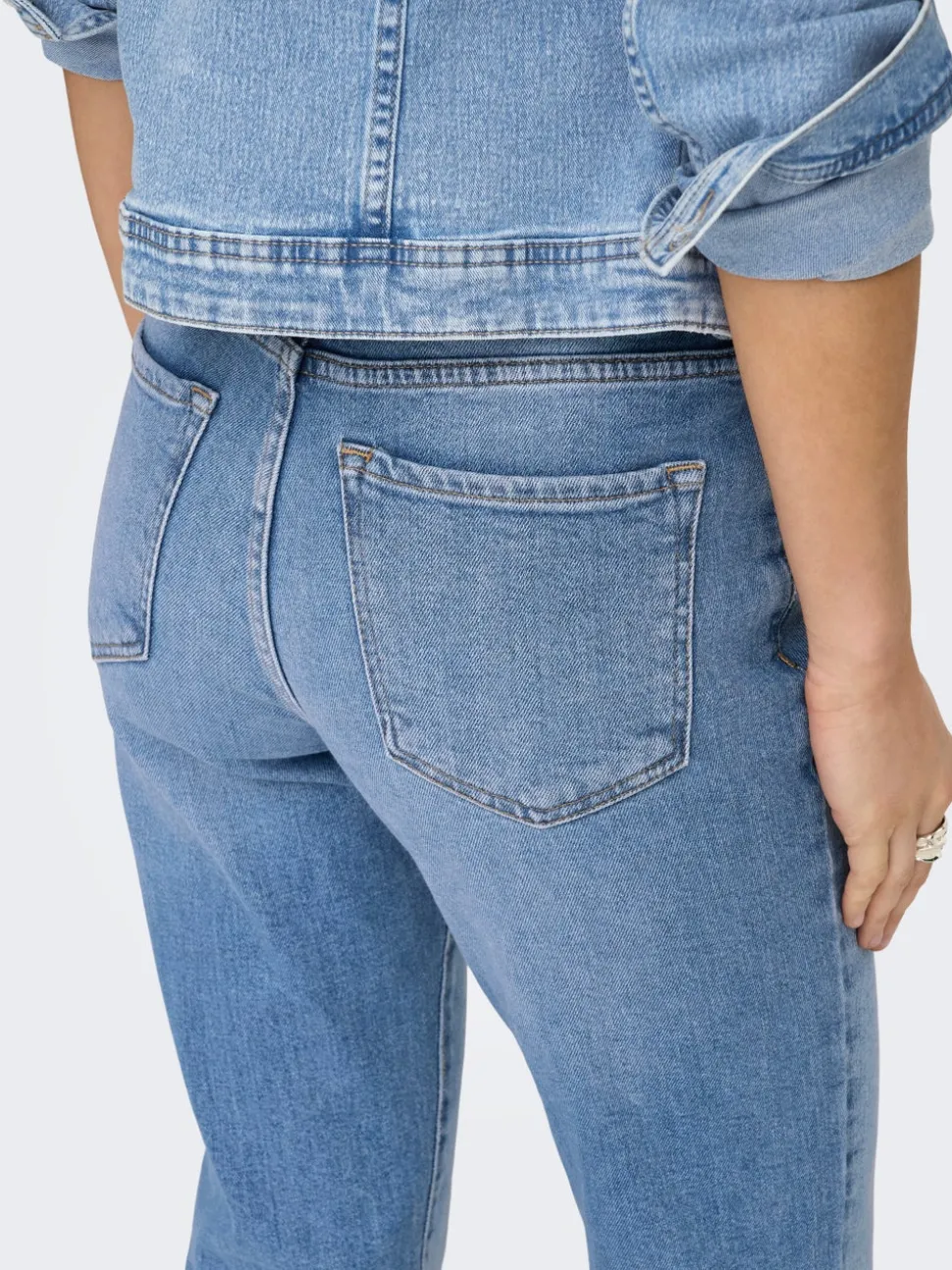 ONLEMILY Ankle Taille haute Straight Fit Jeans