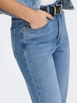 ONLEMILY Ankle Taille haute Straight Fit Jeans