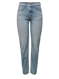 ONLEMILY Taille haute Straight Fit Longueur cheville Jeans
