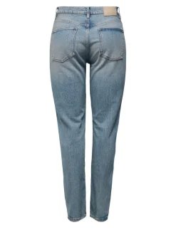 ONLEMILY Taille haute Straight Fit Longueur cheville Jeans