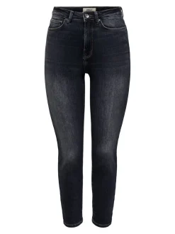 ONLEMILY Taille haute Straight Fit Longueur cheville Jeans