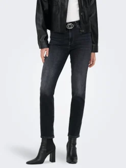 ONLEMILY Taille haute Straight Fit Longueur cheville Jeans