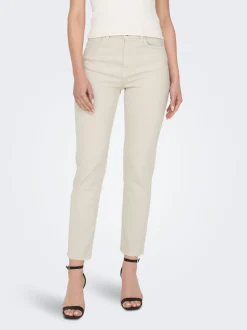 ONLEMILY Taille haute Straight Fit Longueur cheville Jeans
