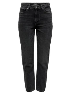 ONLEMILY Taille haute Straight Fit Longueur cheville Jeans