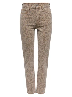 ONLEMILY Taille haute Straight Fit Longueur cheville Jeans