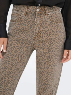 ONLEMILY Taille haute Straight Fit Longueur cheville Jeans