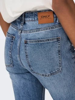 ONLEMILY Taille haute Straight Fit Longueur cheville Jeans