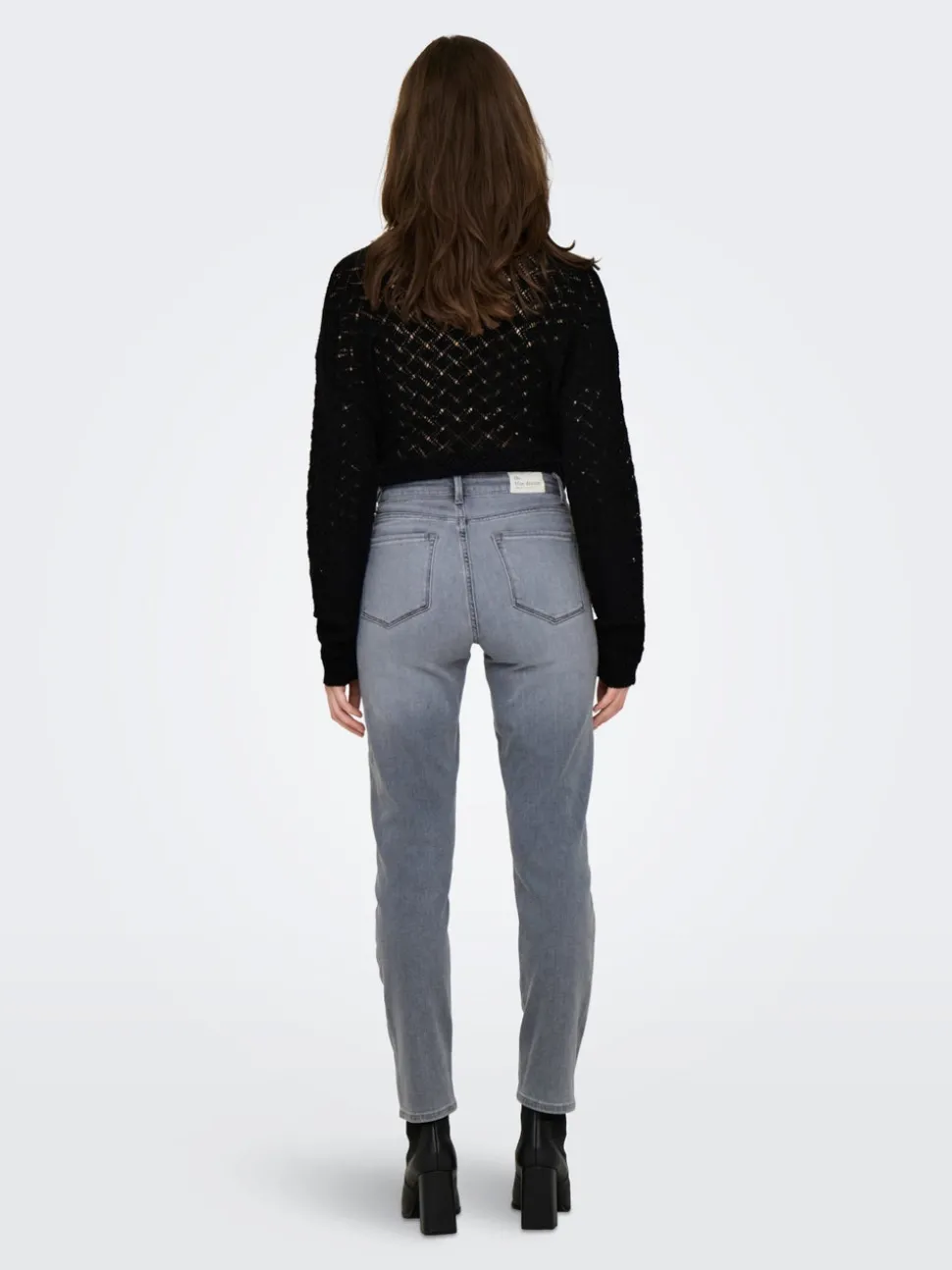 ONLEMILY Taille haute Straight Fit Longueur cheville Jeans