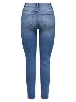 ONLEMILY-MILA Taille haute Straight Fit Longueur cheville Jeans